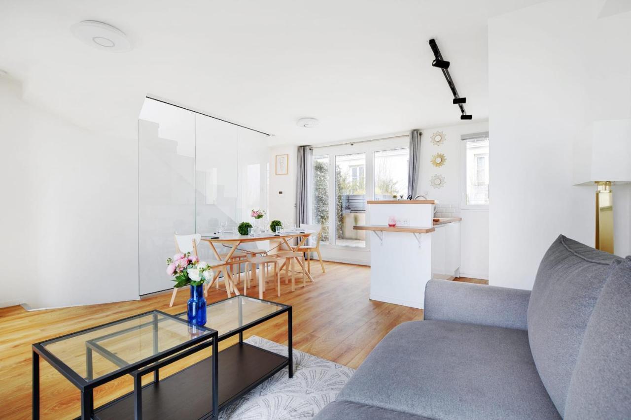 Ferienwohnung Exceptional Triplex With Terrace - Montmartre Paris Exterior foto