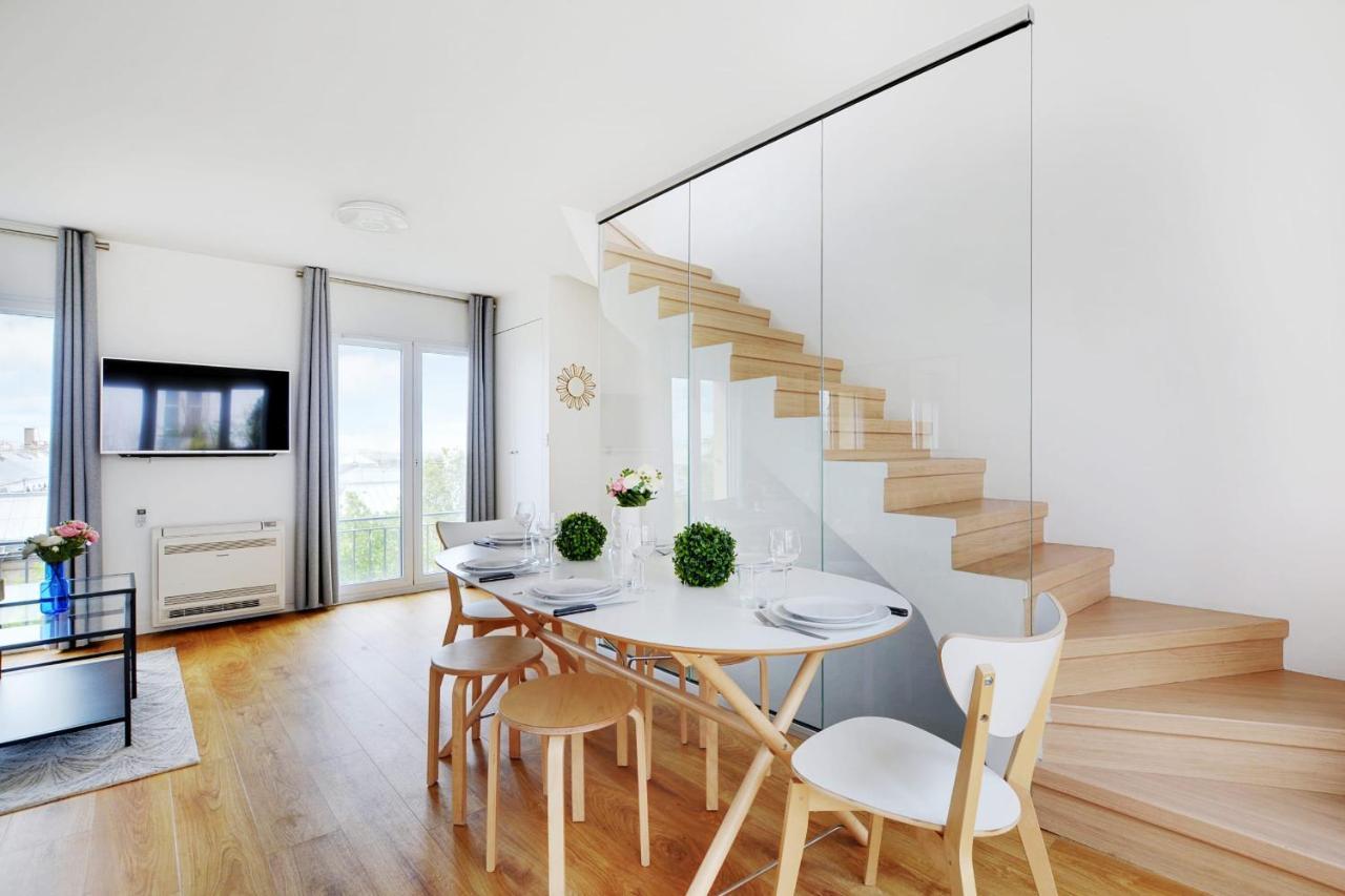 Ferienwohnung Exceptional Triplex With Terrace - Montmartre Paris Exterior foto